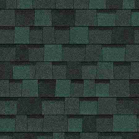 Chateau Green shingle swatch